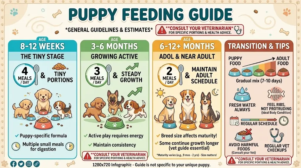 Puppy Feeding Guide - The Puppy Care